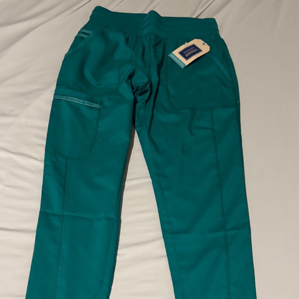 Women's Teal Cargo Pants